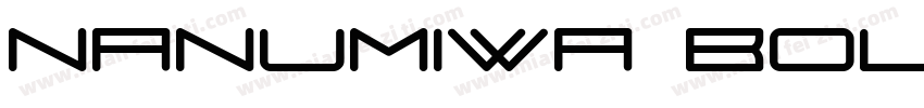 NanumIWA Bold字体转换
